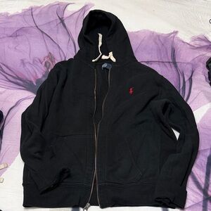 Polo by Ralph Lauren Black Hoodie Jacket